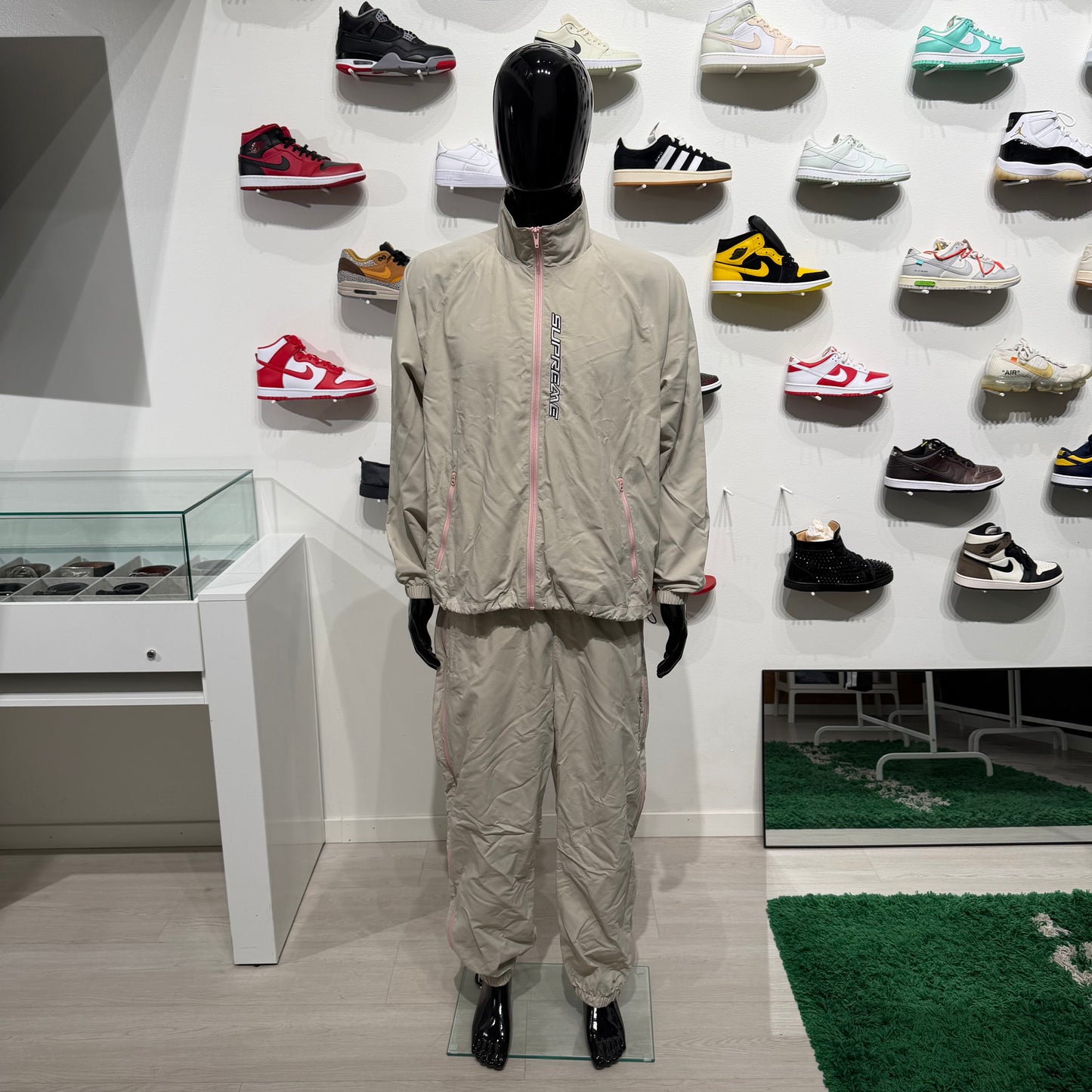 Supreme Contrast Zip Warm Up Pants