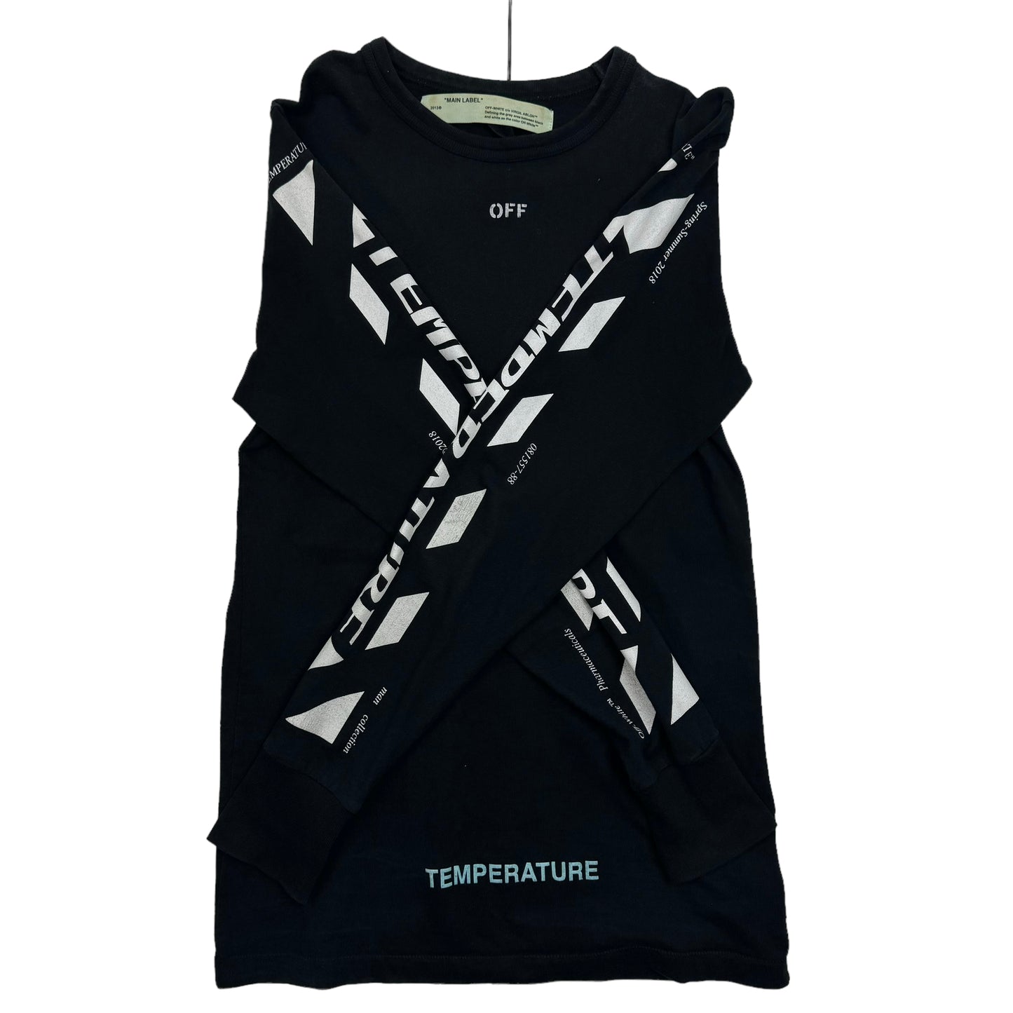 Off-White Diagonal Temperature LS