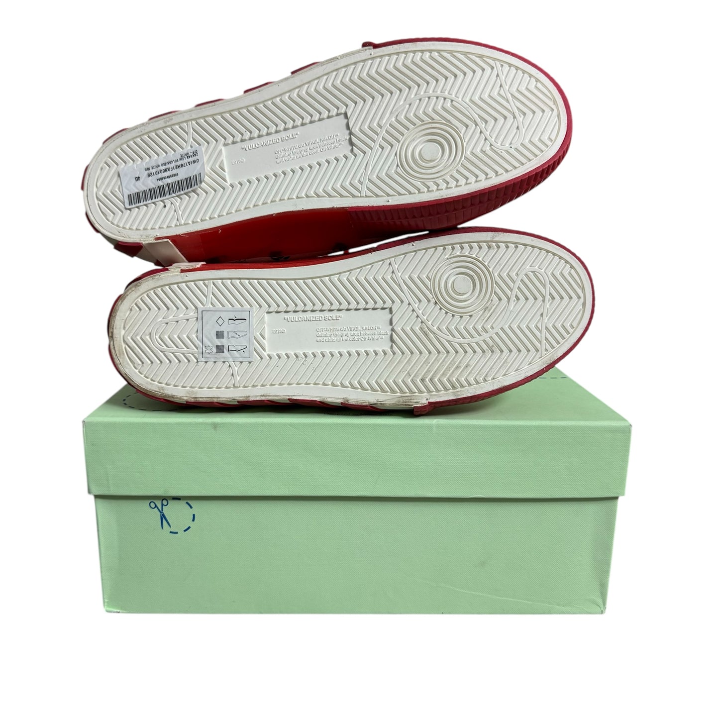 Off-White Vulc Low White Red