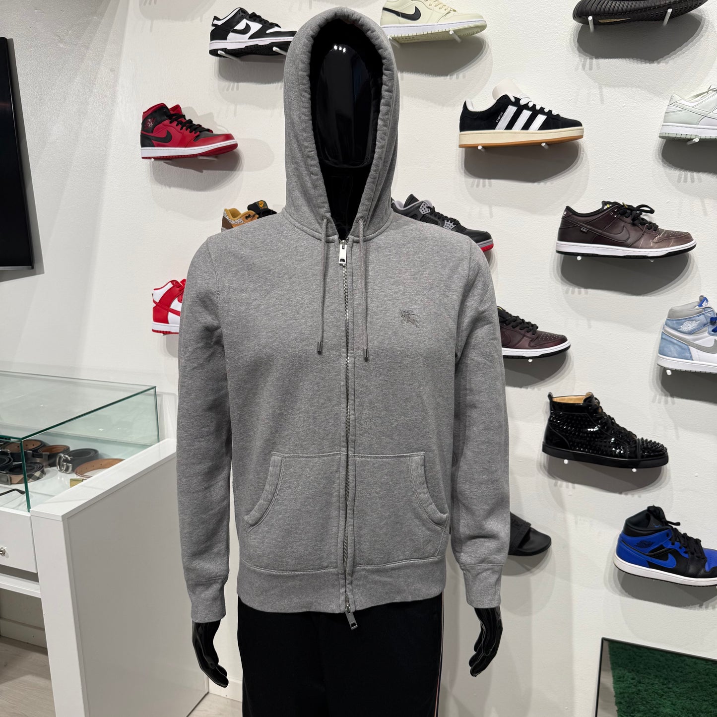 Burberry Zip Up Hoodie