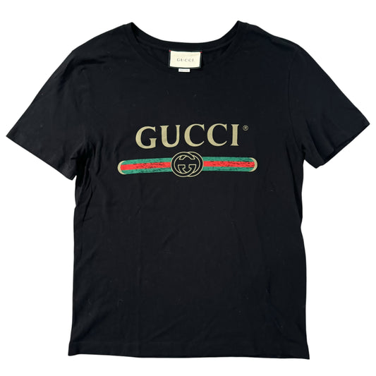 Gucci Washed Logo Print T-Shirt