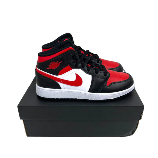 Jordan 1 Mid Black Fire Red