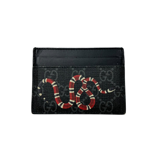 Gucci Kingsnake Print Cardholder