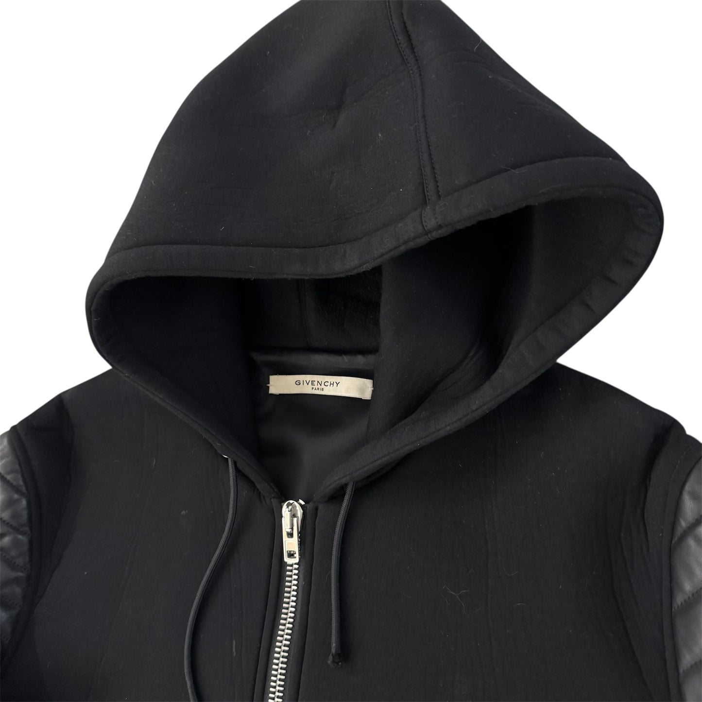 Givenchy Neonprene Leather Hoodie