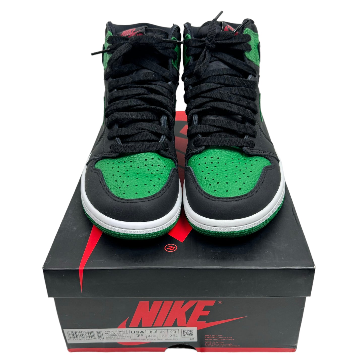 Jordan 1 Retro High Pine Green Black