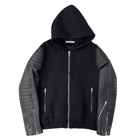 Givenchy Neonprene Leather Hoodie