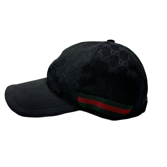 Gucci GG Canvas Baseball Hat With Web