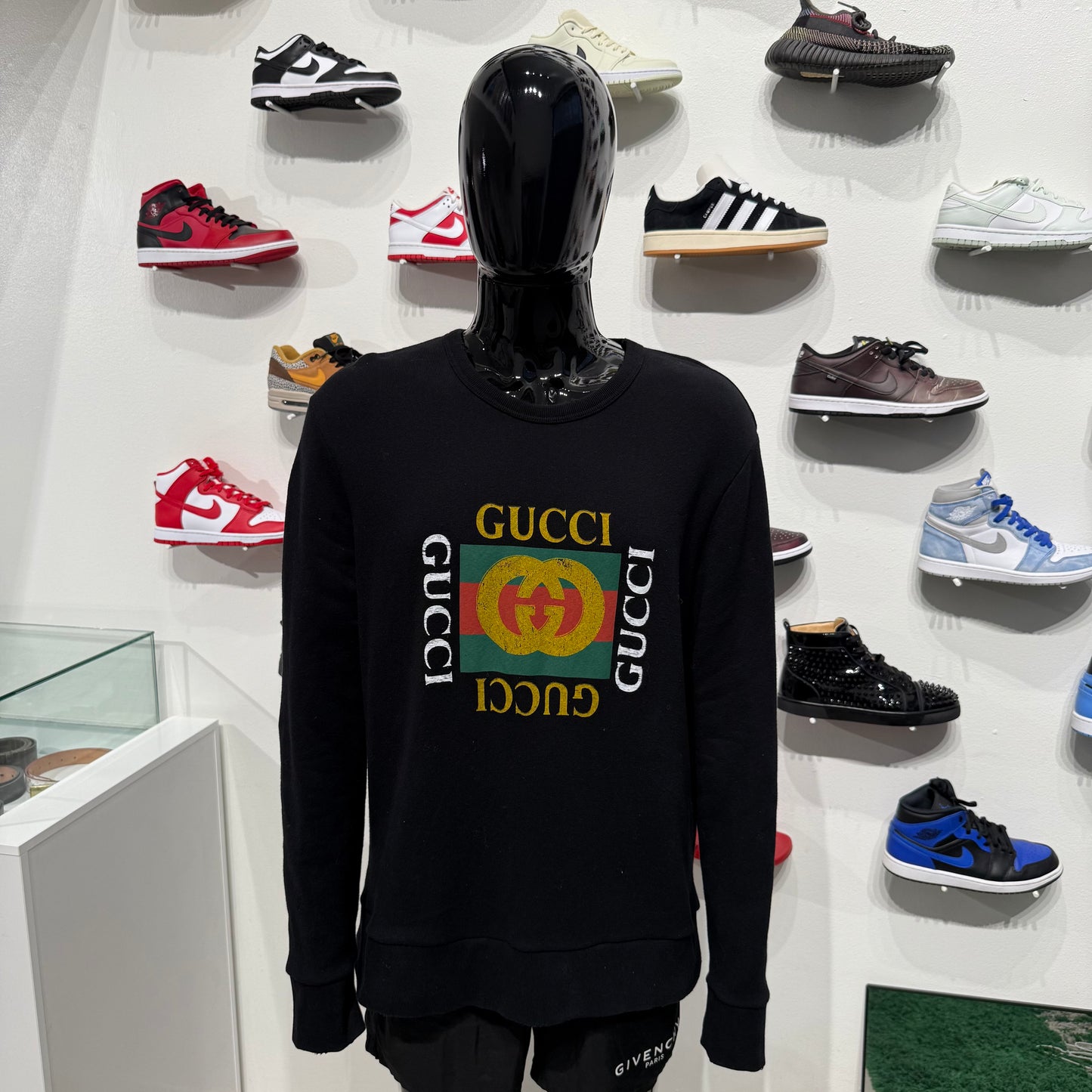 Gucci Fake Logo Crewneck