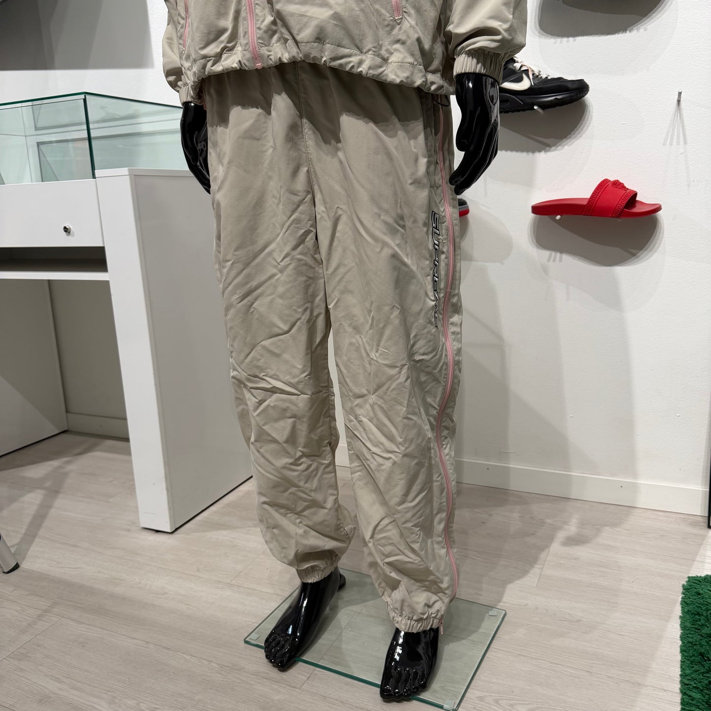 Supreme Contrast Zip Warm Up Pants