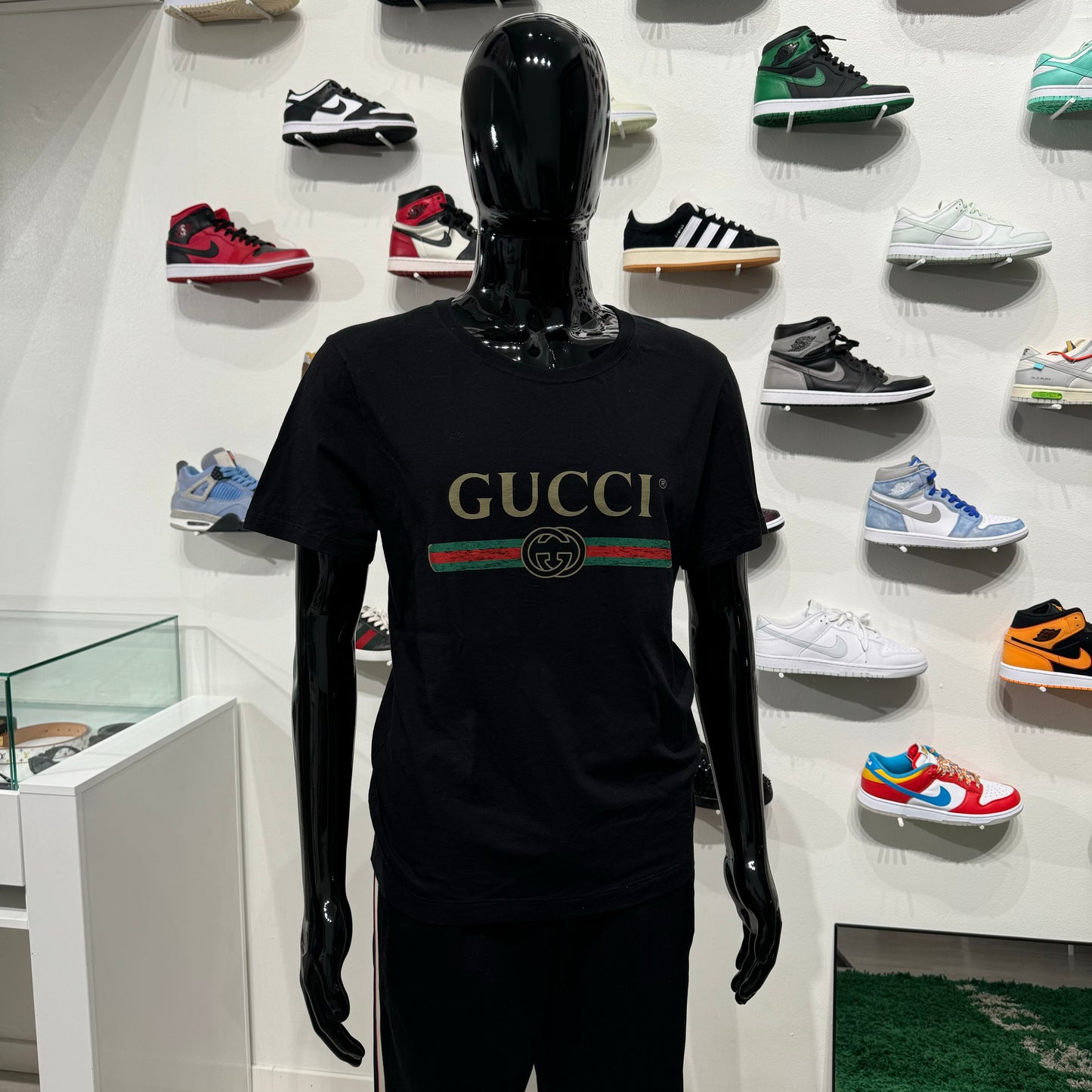 Gucci Washed Logo Print T-Shirt