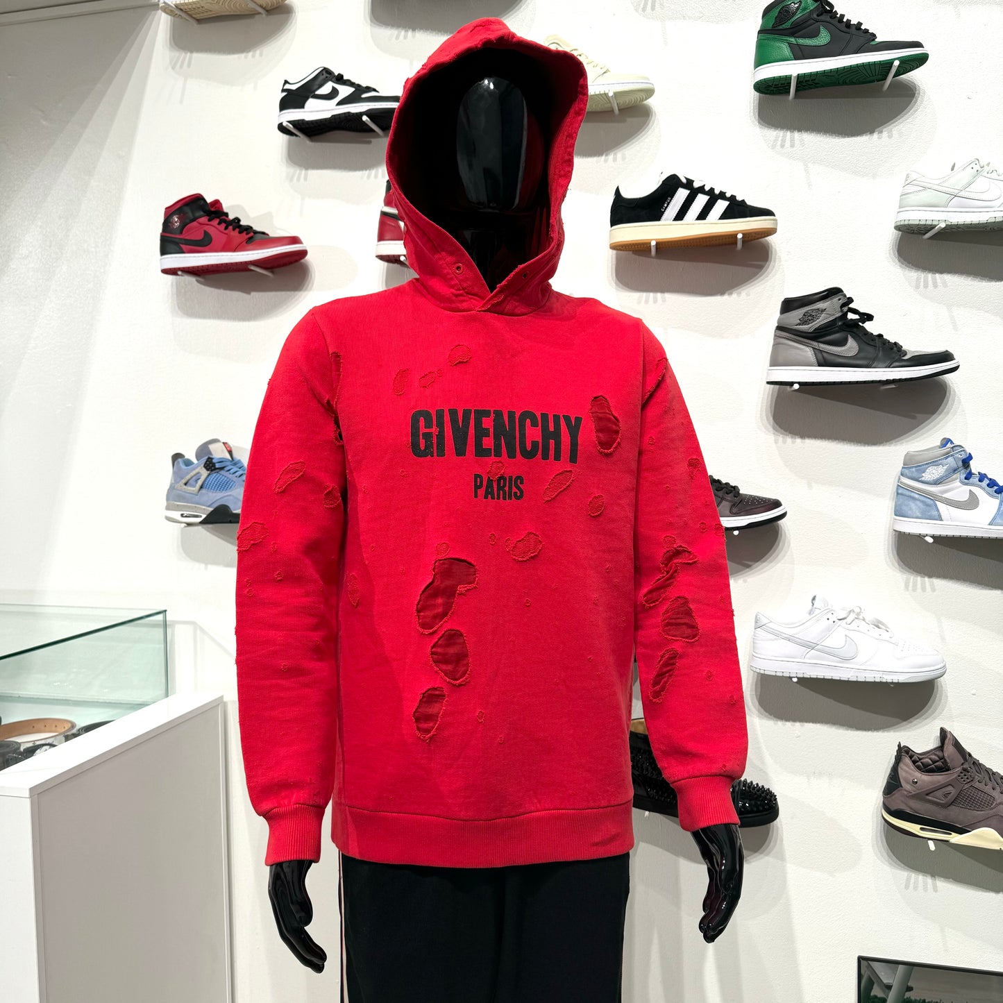 Givenchy Destroyed Logo Hoodie