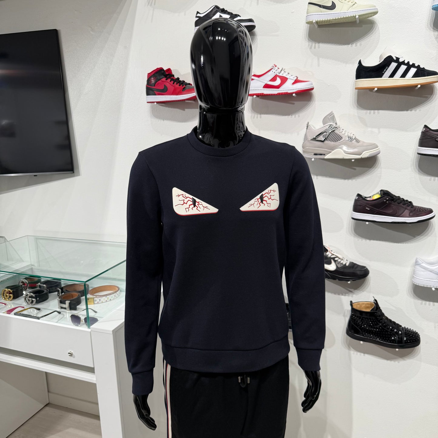 Fendi Bug Eye Crewneck