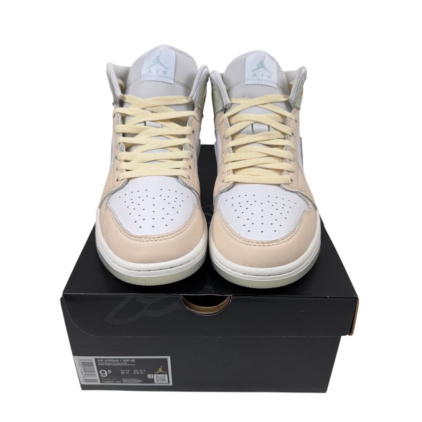 Jordan 1 Mid SE White Sea Glass Glacier Blue Guava Ice