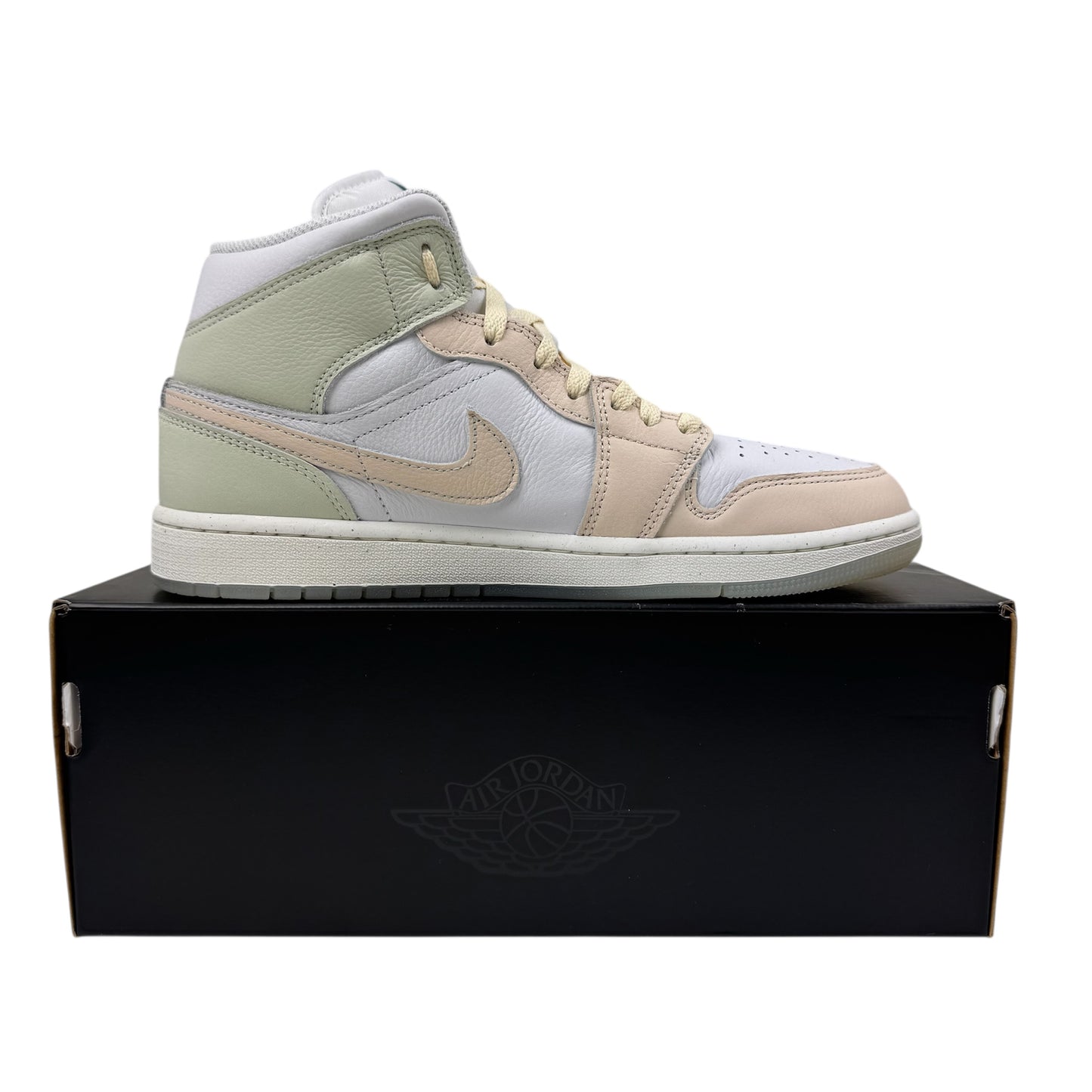 Jordan 1 Mid SE White Sea Glass Glacier Blue Guava Ice