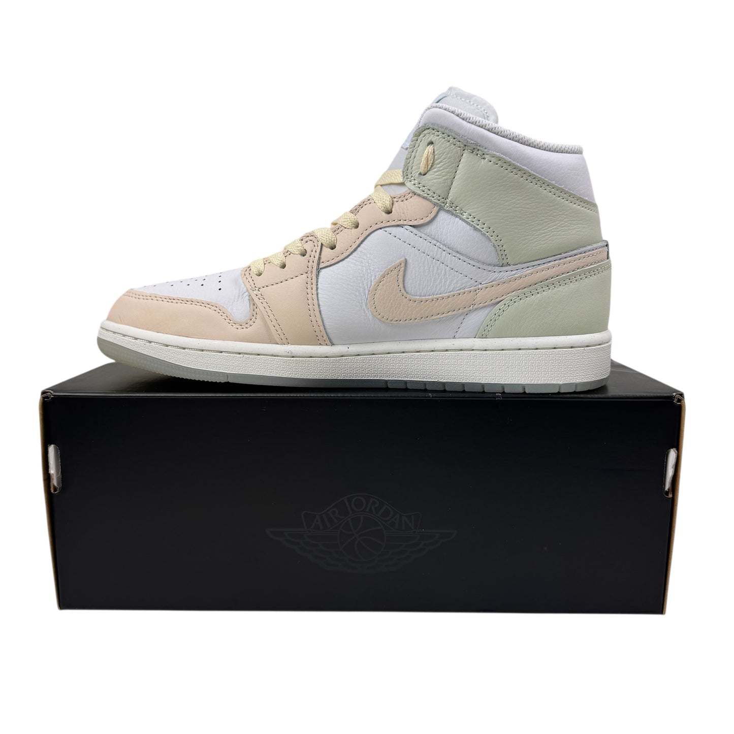 Jordan 1 Mid SE White Sea Glass Glacier Blue Guava Ice