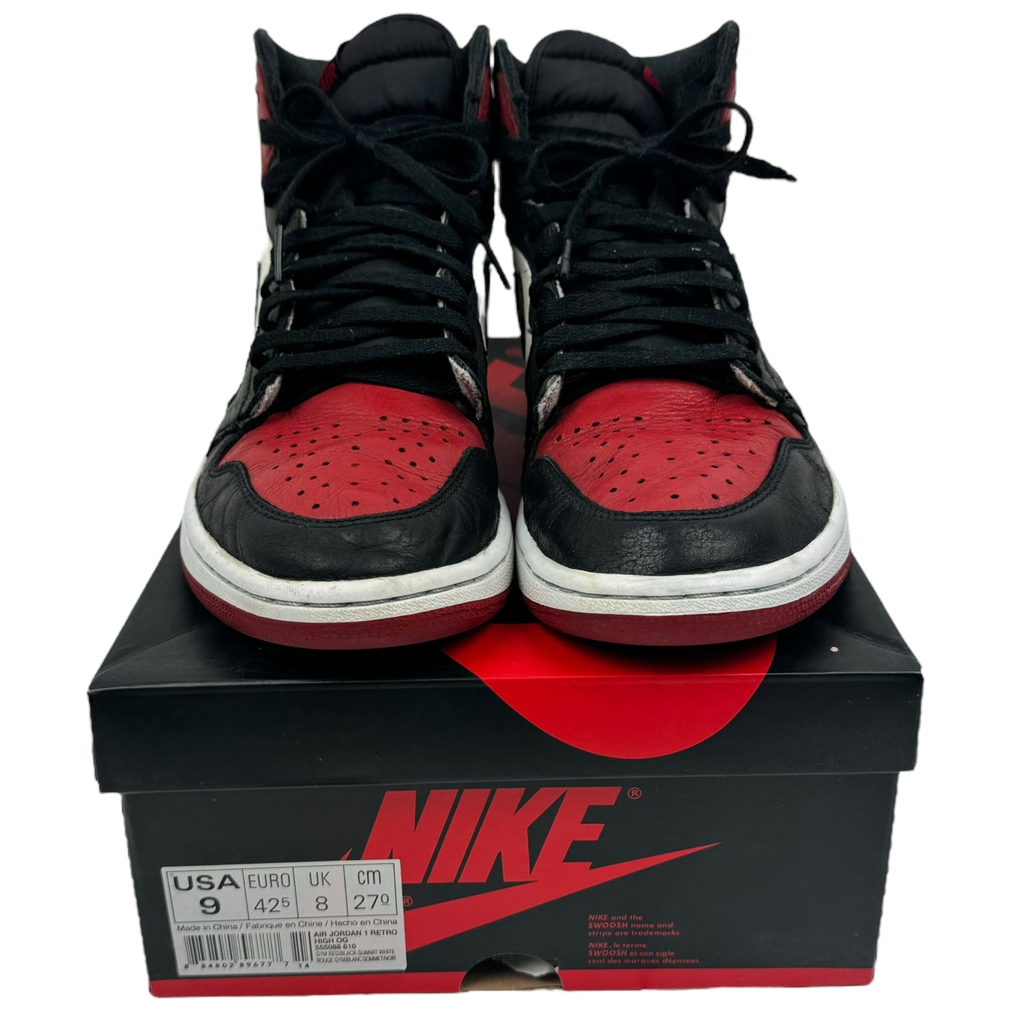 Jordan 1 Retro High Bred Toe