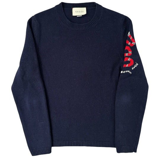 Gucci Knit Snake Sweater