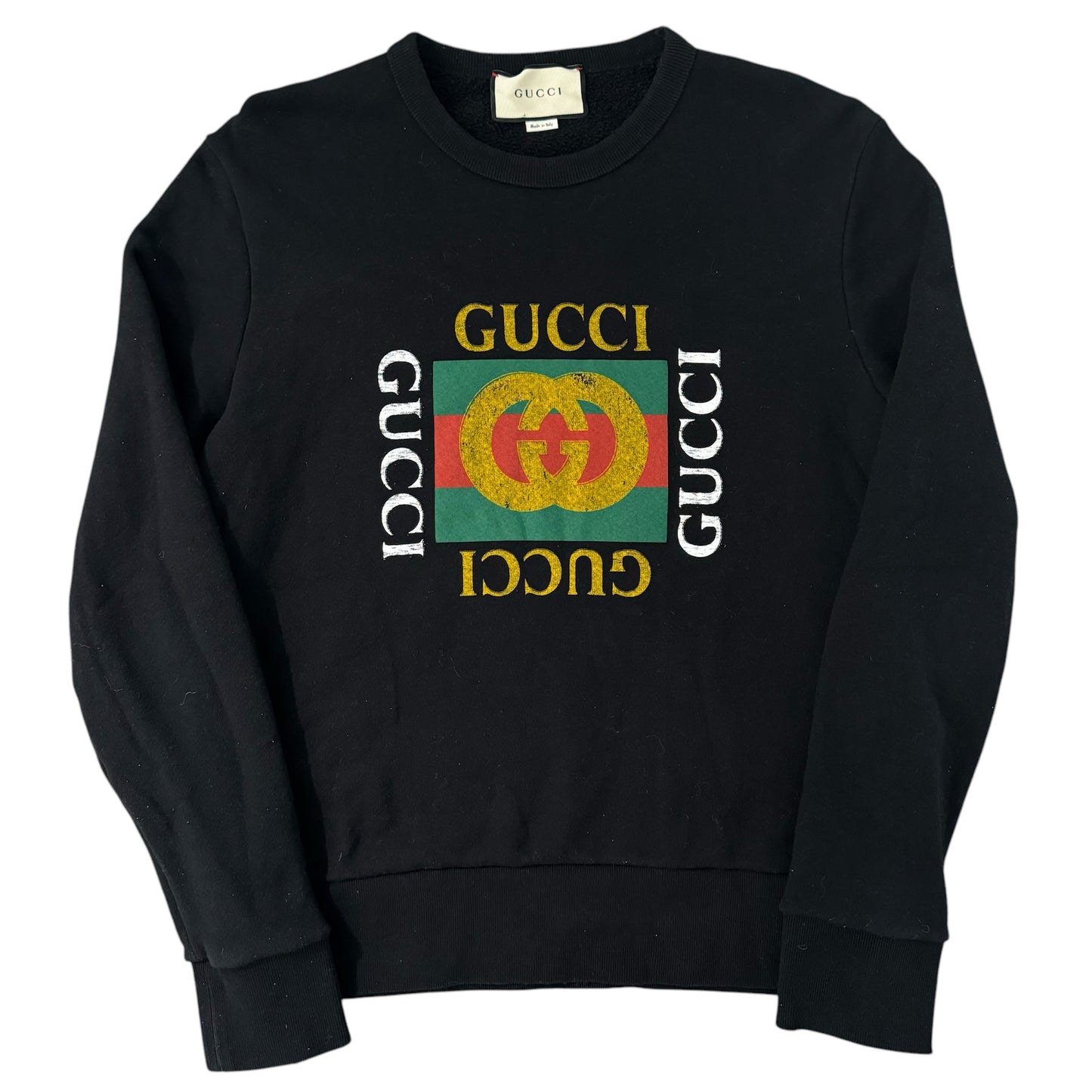 Gucci Fake Logo Crewneck