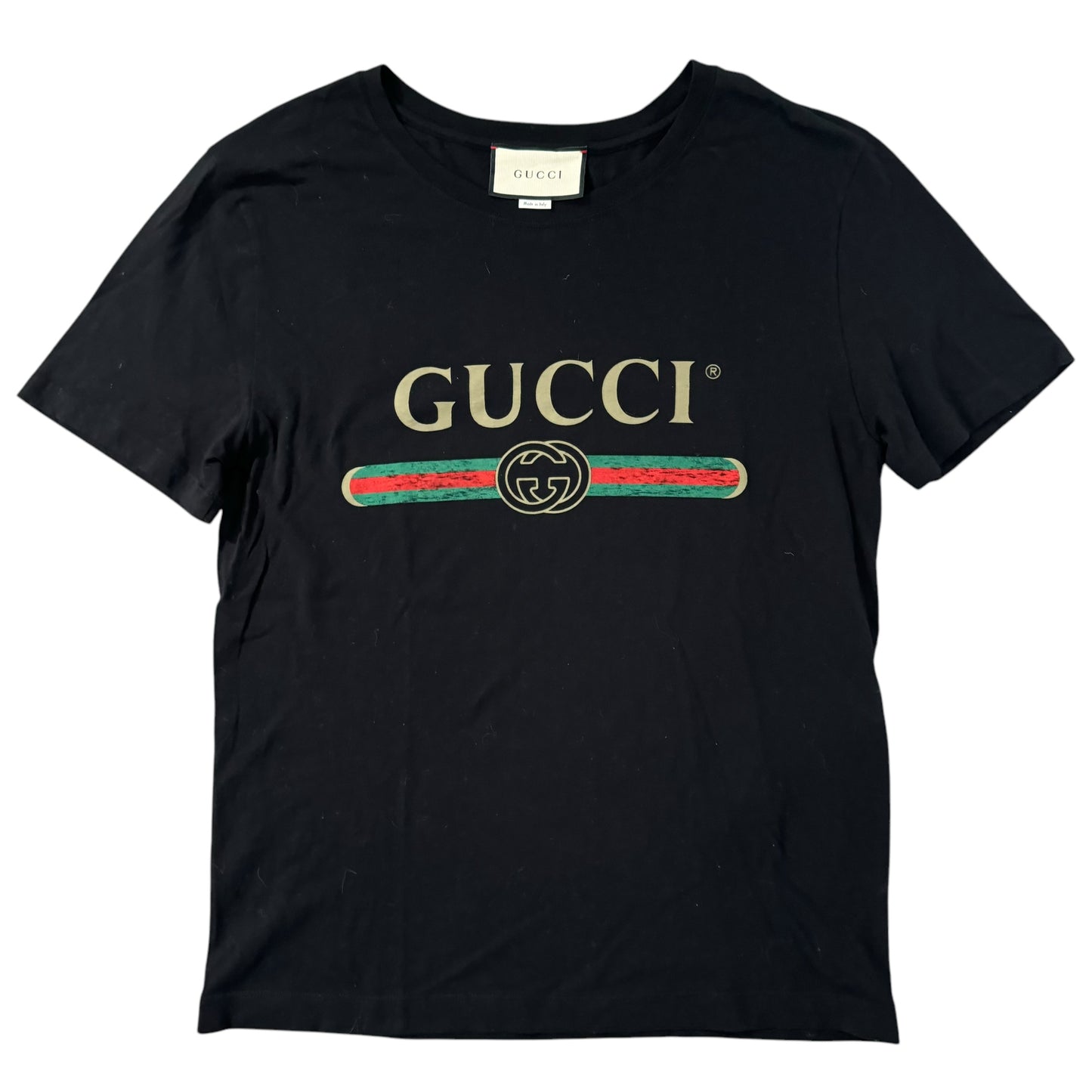 Gucci Washed Logo Print T-Shirt