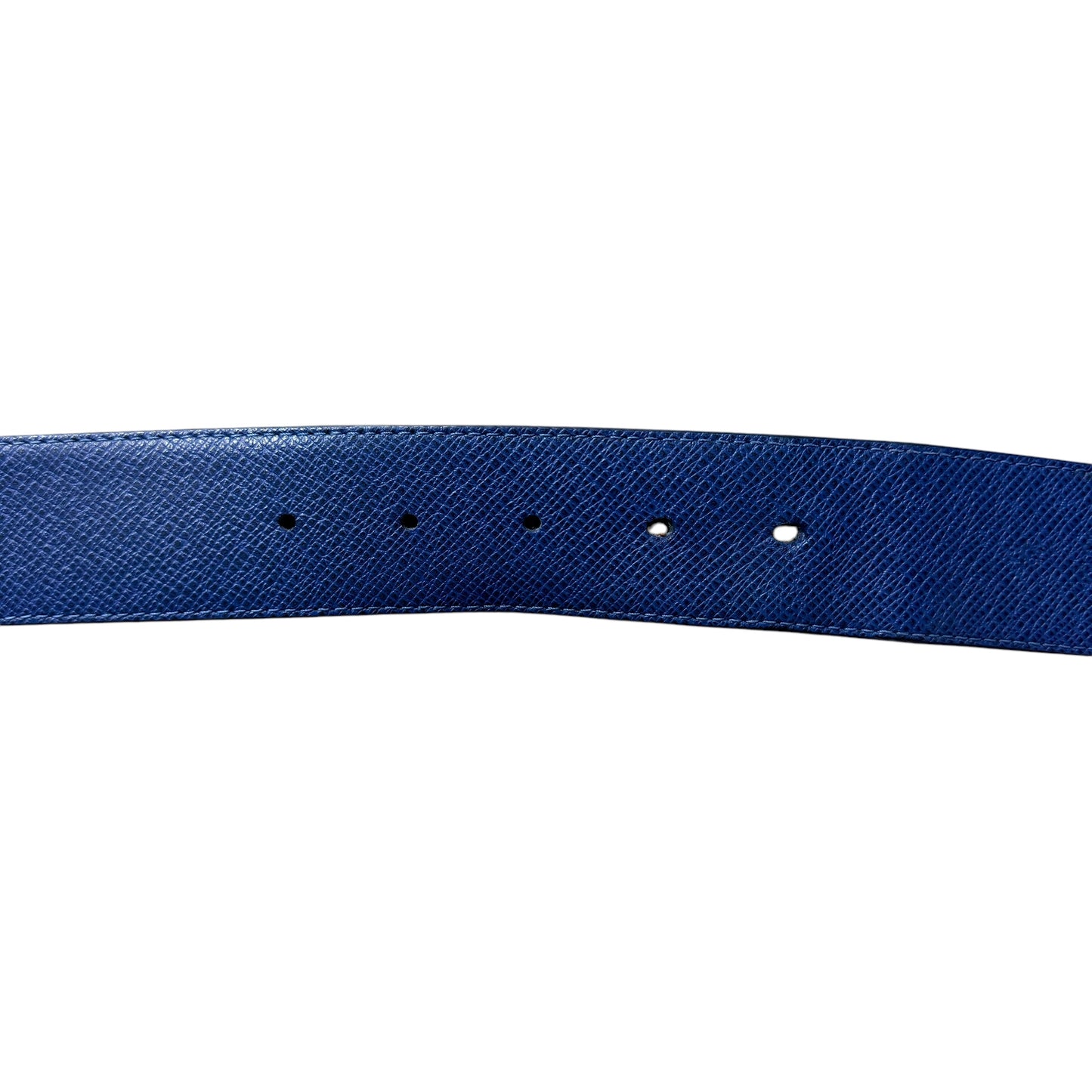 Louis Vuitton Initiales Reversible Belt Monogram Cobalt Taiga