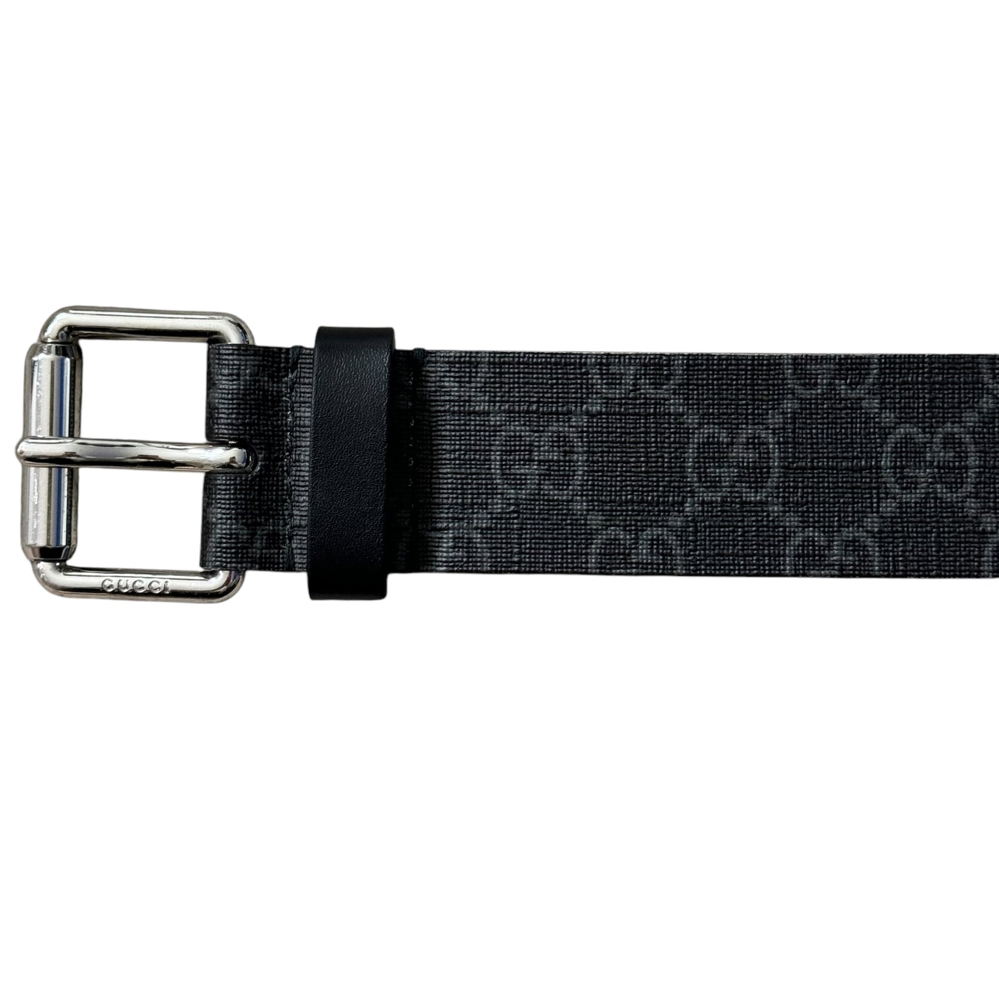 Gucci Snake Print GG Supreme Belt