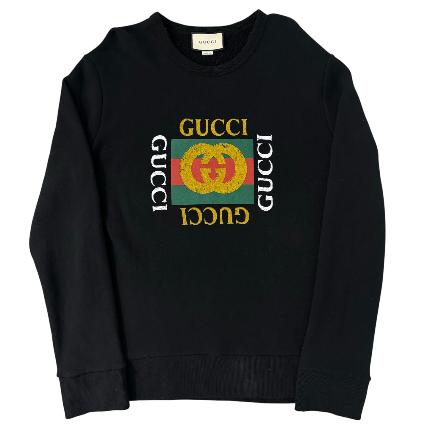Gucci Fake Logo Crewneck