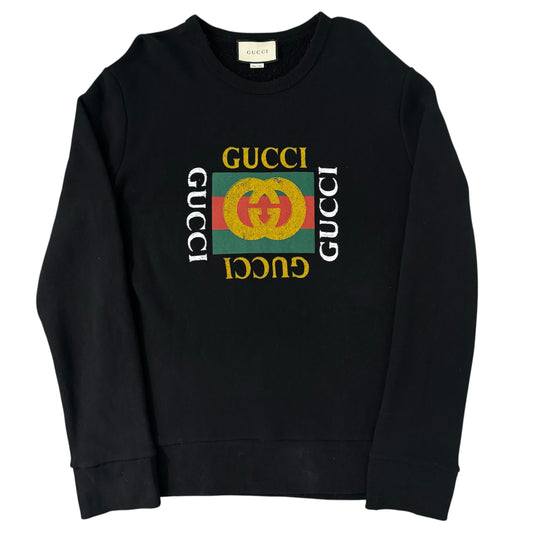 Gucci Fake Logo Crewneck